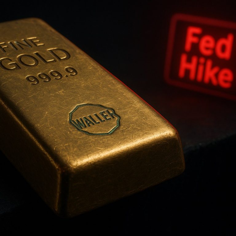 Gold Price Crashes: Waller’s Warning, Fed Hike Fears, and What You Need to Know